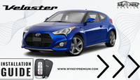 Hyundai Veloster Key Fob remote engine auto starter kit installation guide [MyKey Premium]