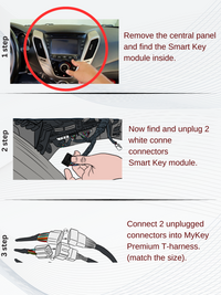 Hyundai Veloster Key Fob remote engine auto starter kit installation guide [MyKey Premium]