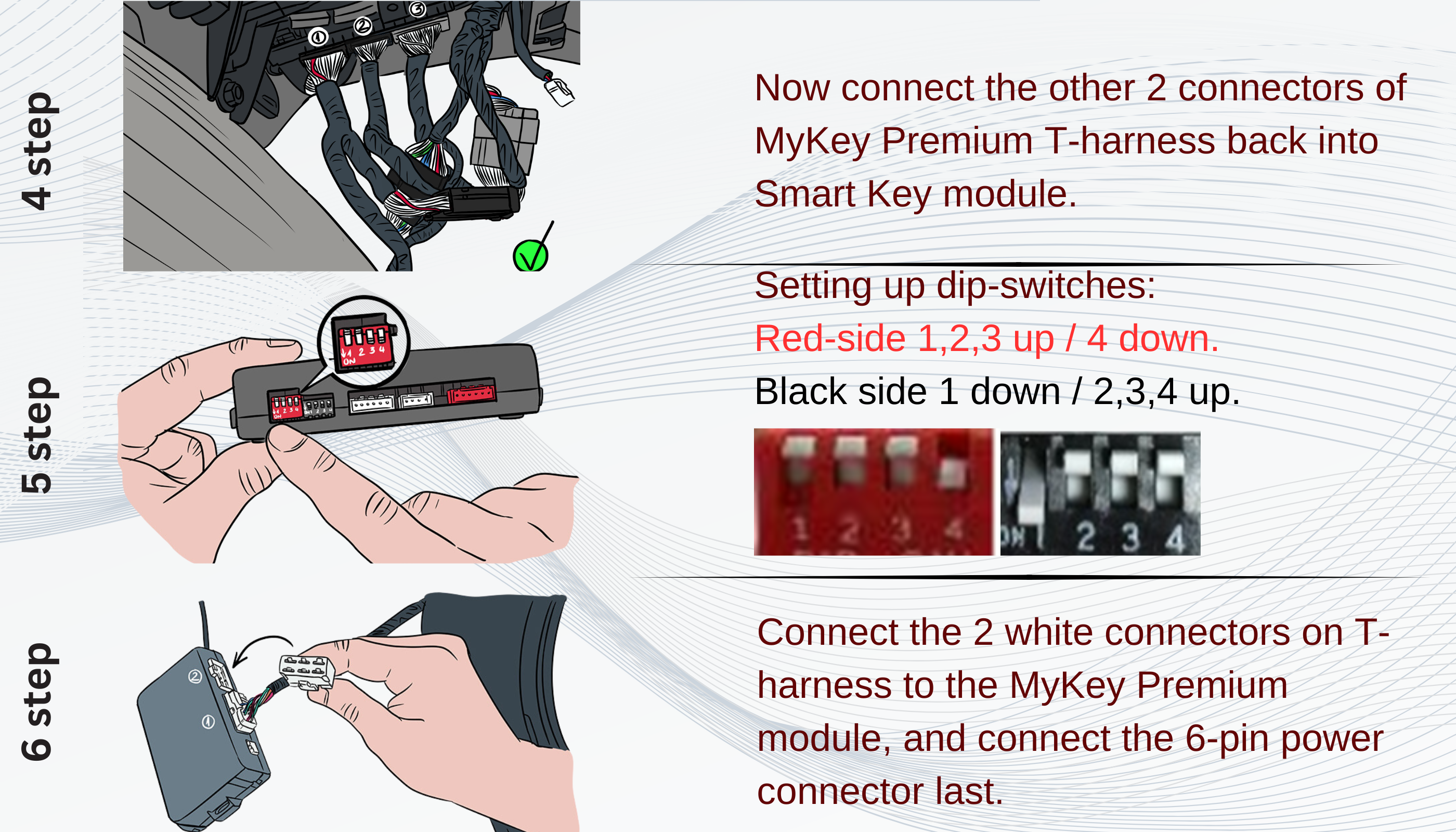 Hyundai santa fe dm Key fob Remote Engine auto starter installation guide[My Key Premium]