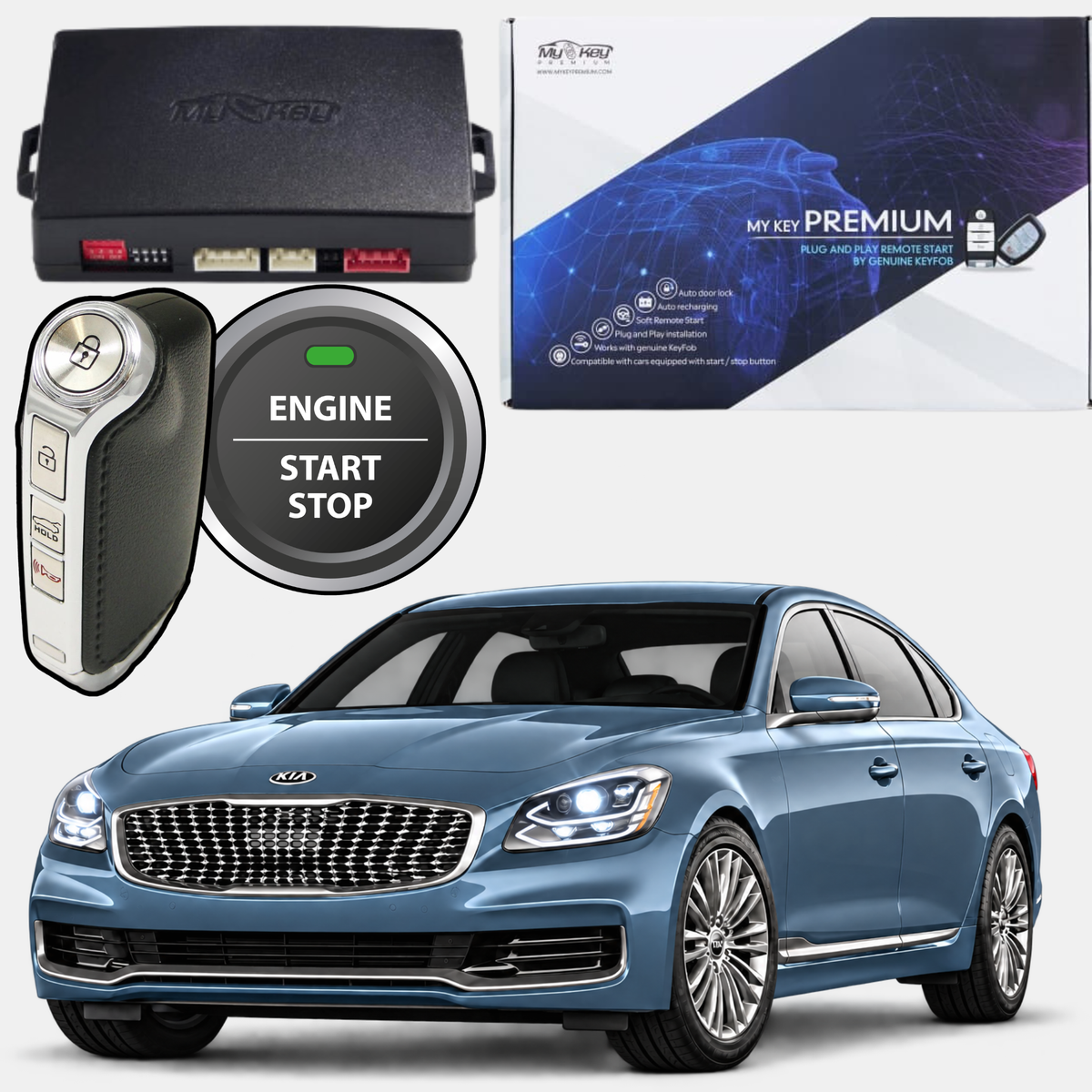 Kia K900 RJ (2018–2020) Remote Start Kit – Plug & Play