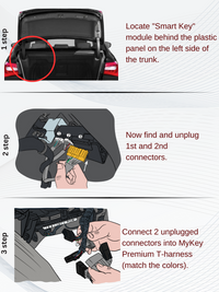 kia cadenza oem key fob remote engine starter kit installation guide 