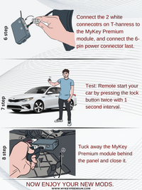kia optima key fob remote engine starter kit installation guide [MyKey Premium]