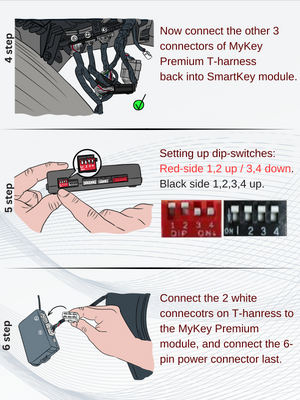 Kia Rio Remote auto starter kit installation guide [MyKey Premium]