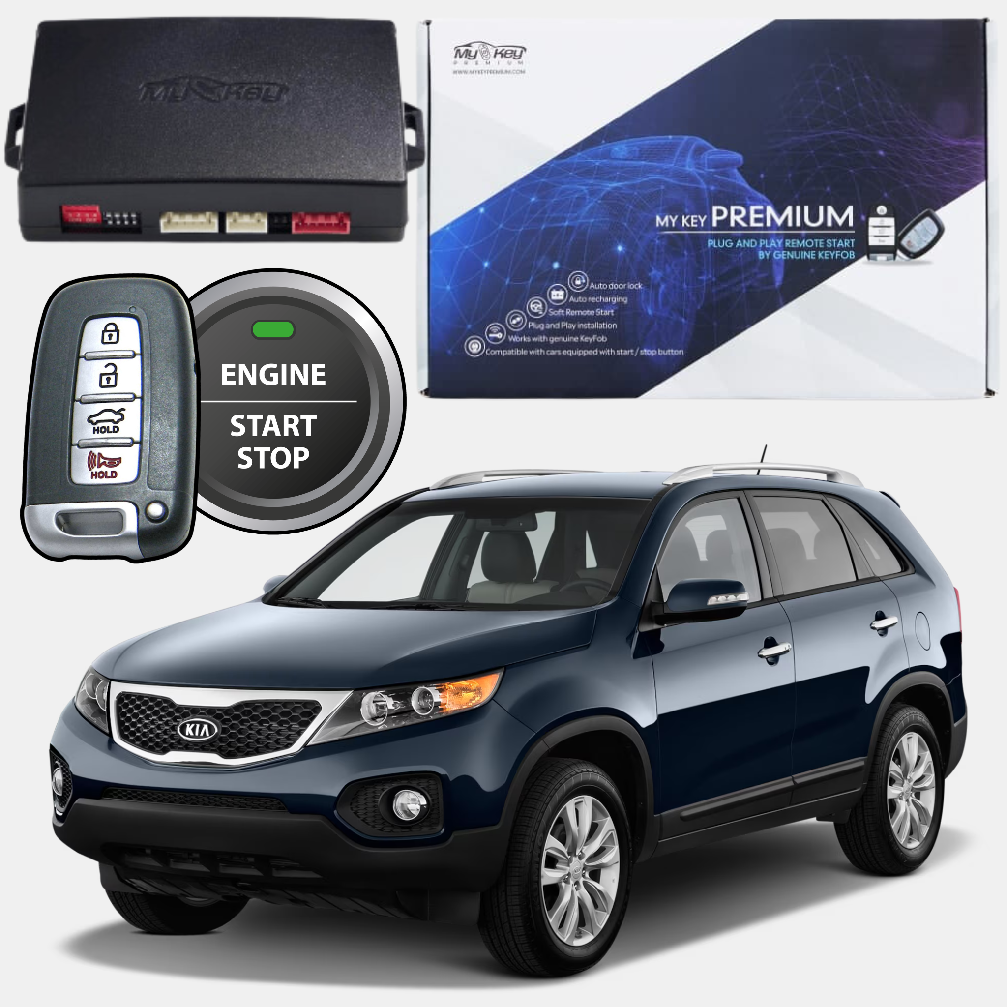 Kia Sorento XM (2011-2015) Remote Start Kit – Plug & Play