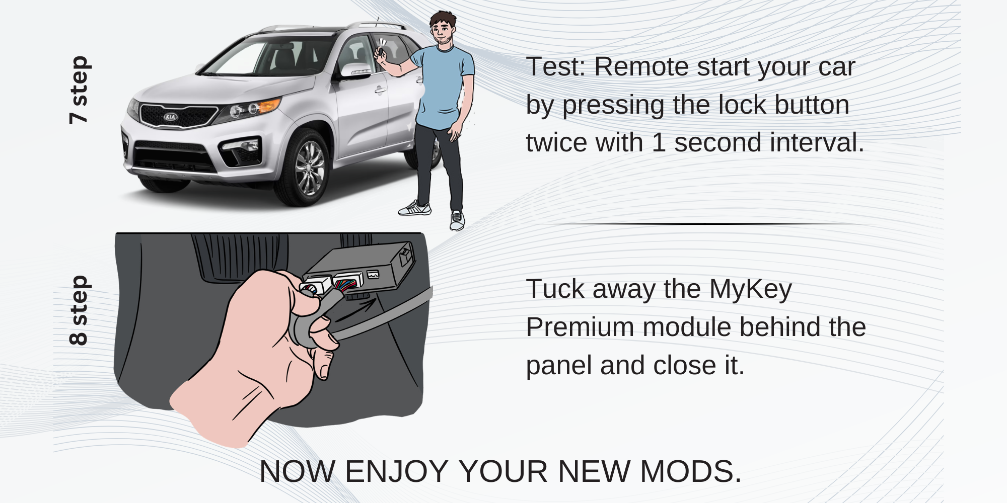 2011-2015 Kia Sorento XM Remote Starter installation guide [MyKeyPremium]