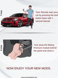 kia stinger gt 1 gt 2 base remote engine auto starter kit installation guide