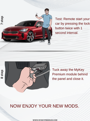 kia stinger gt 1 gt 2 base remote engine auto starter kit installation guide 