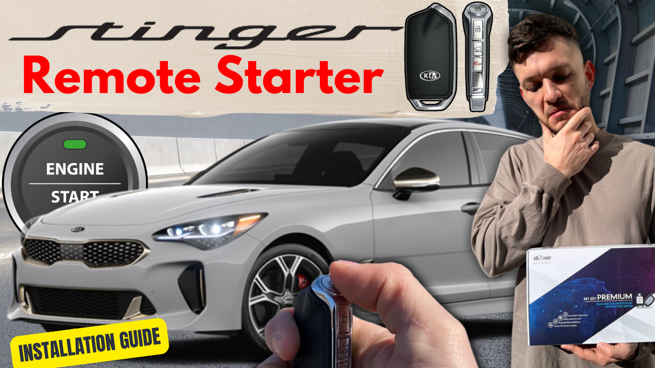 Kia Stinger Remote Starter 5 minutes installation | How To install | My Key Premium
