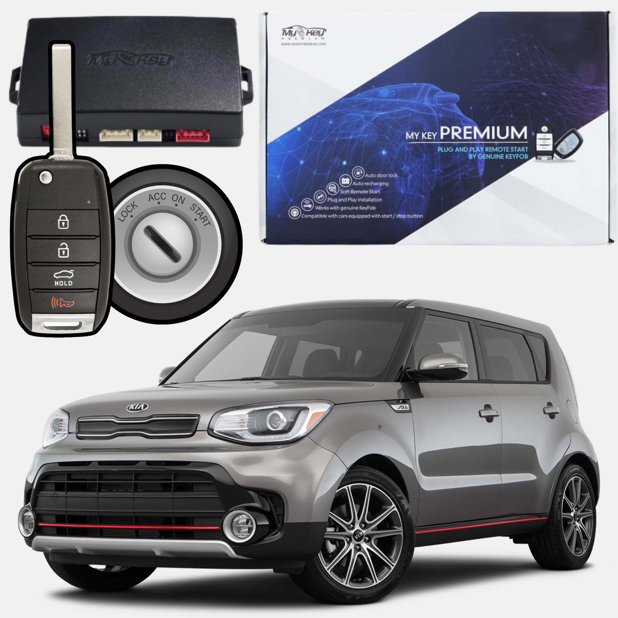 Kia Soul PS (2014-2019) Remote Start Kit – Plug & Play