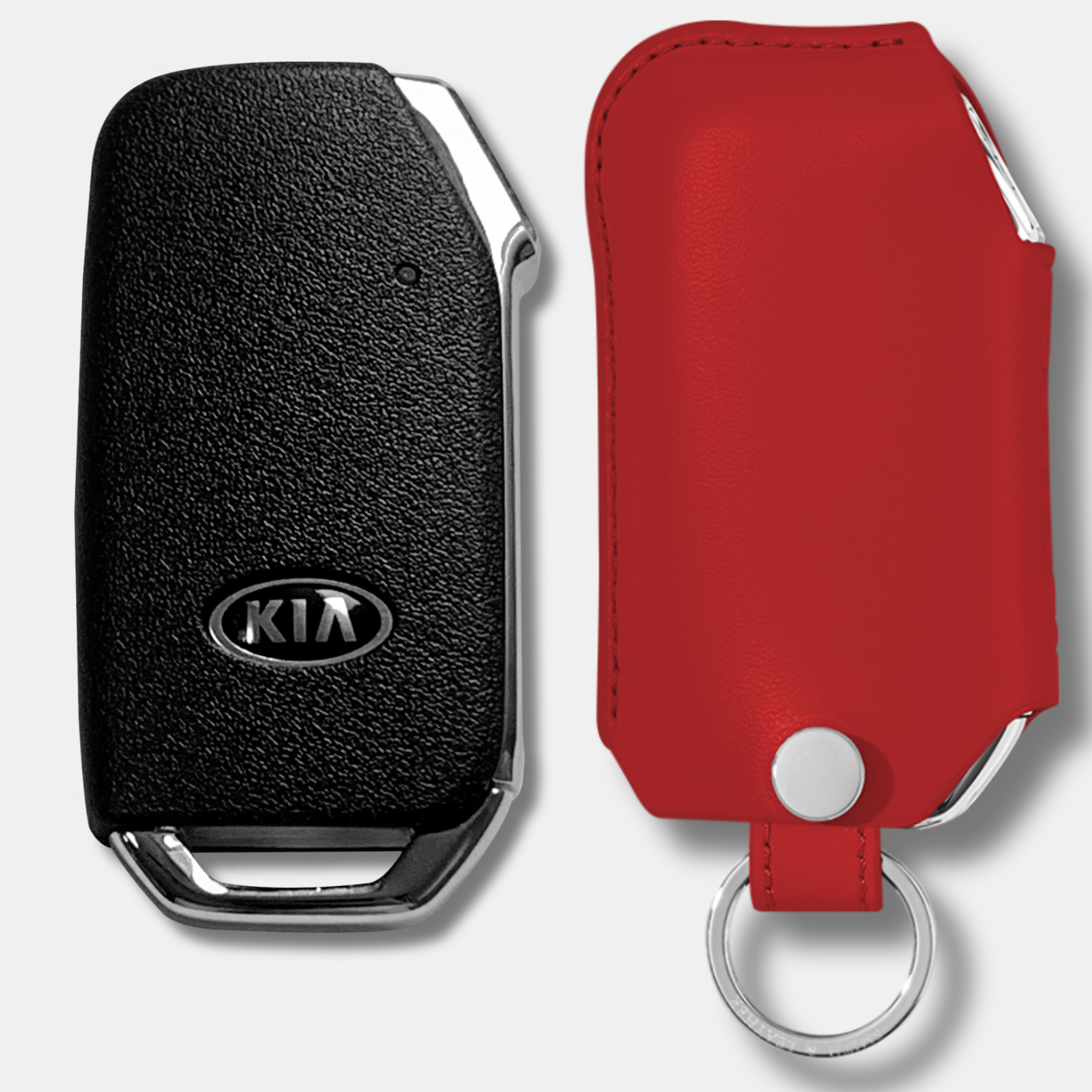 Premium Kia K-1 Key Fob Leather Case