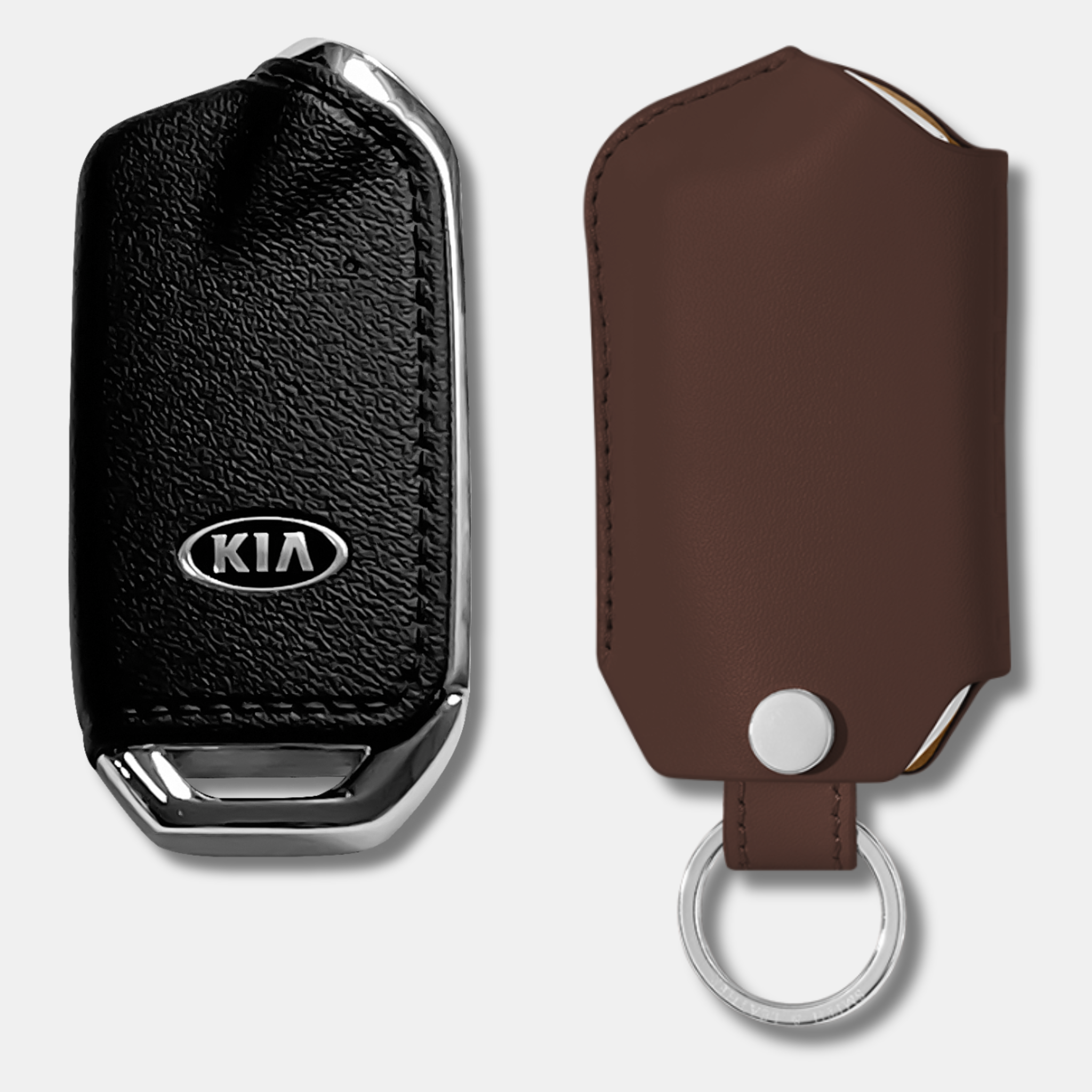 Premium Kia Stinger Key Fob Leather Case