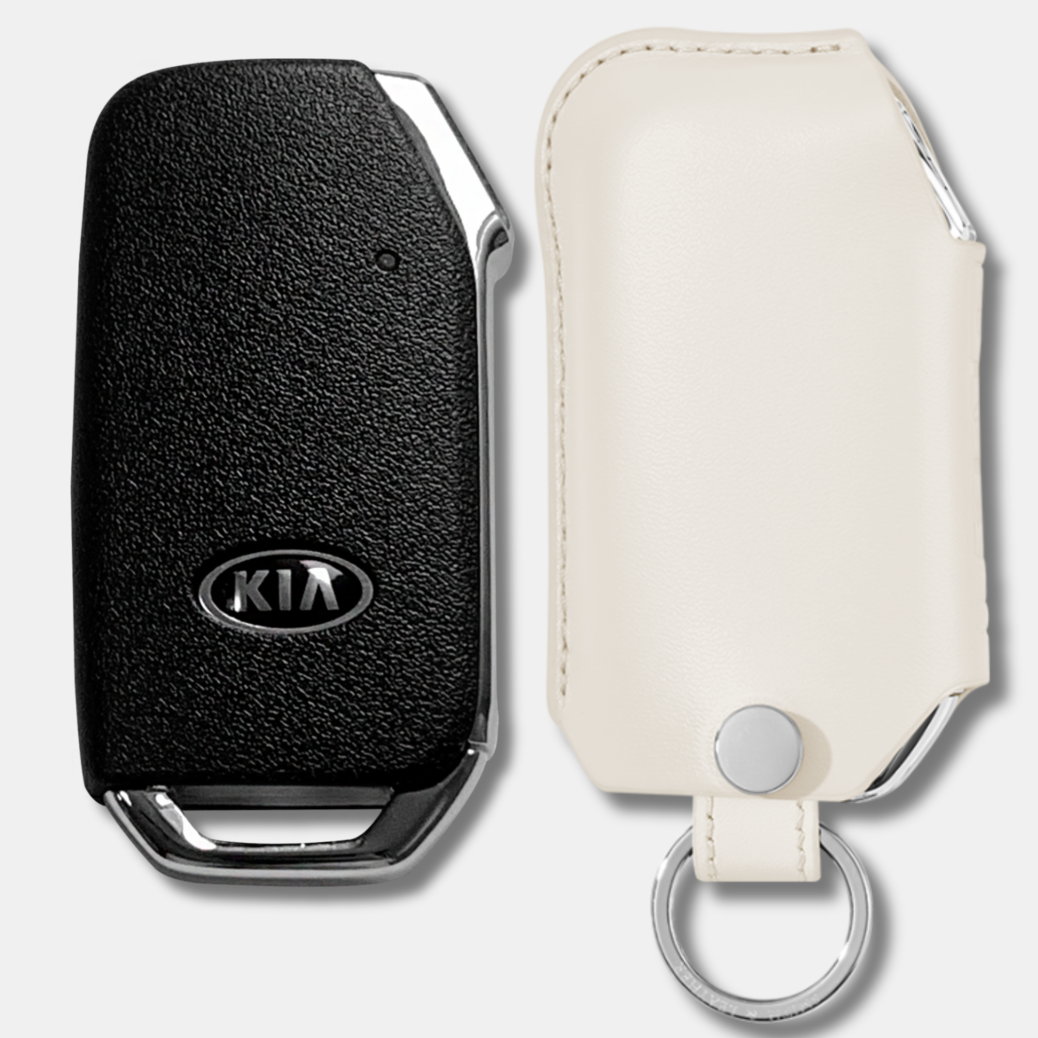 Premium Kia K-1 Key Fob Leather Case