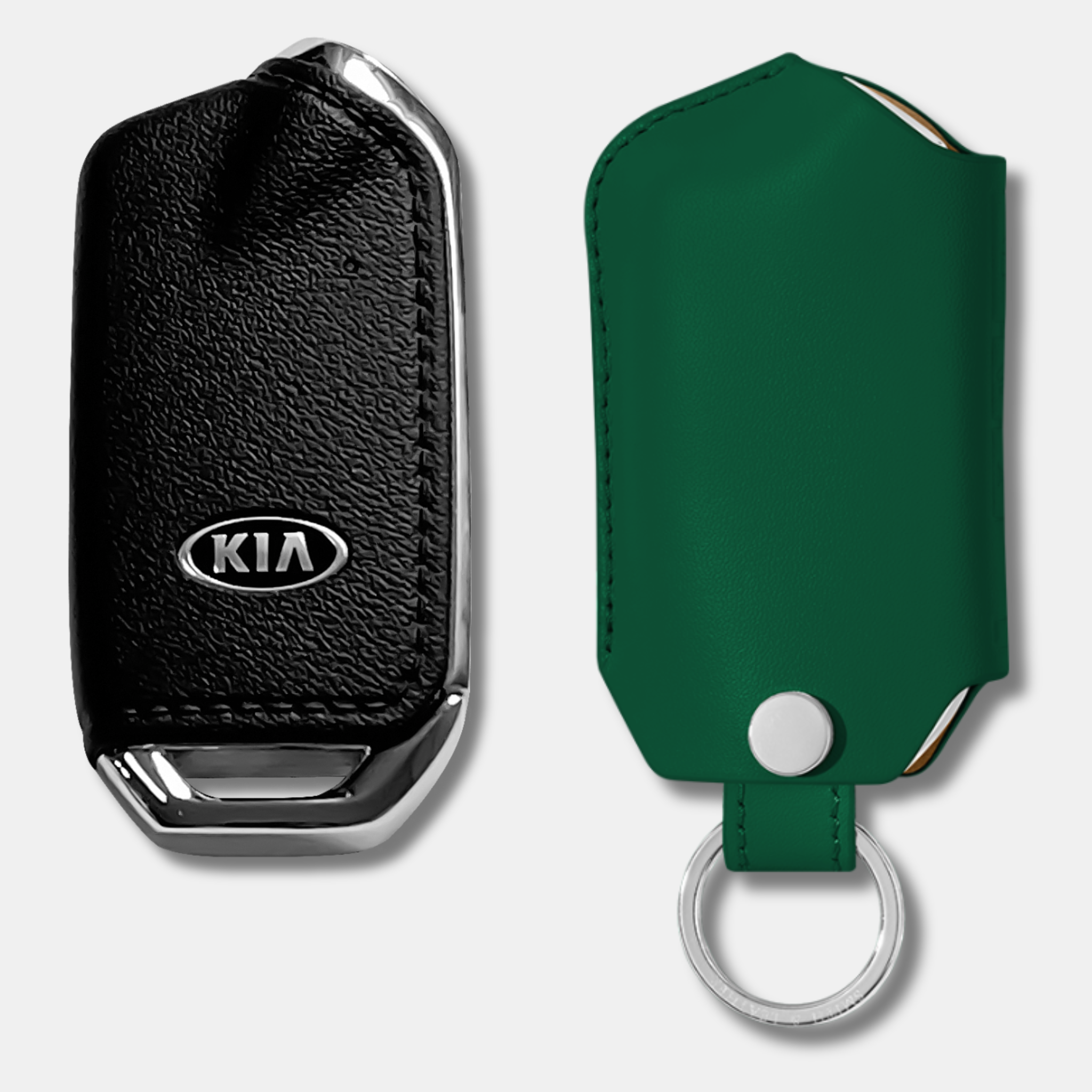 Premium Kia Stinger Key Fob Leather Case