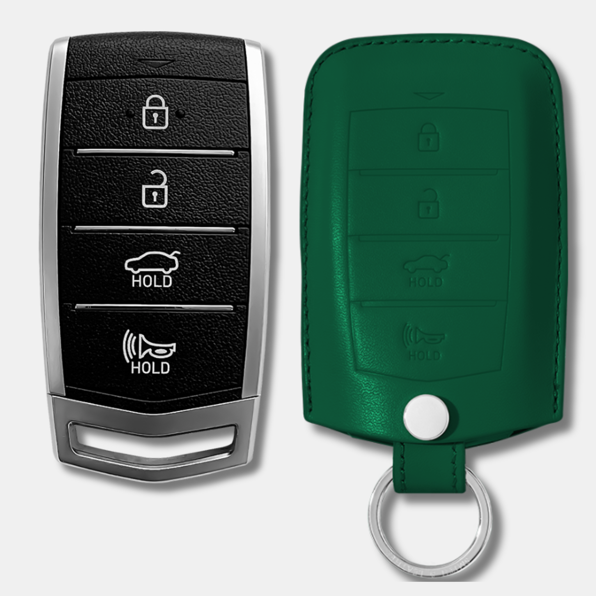 Premium Genesis Key Fob Leather Case