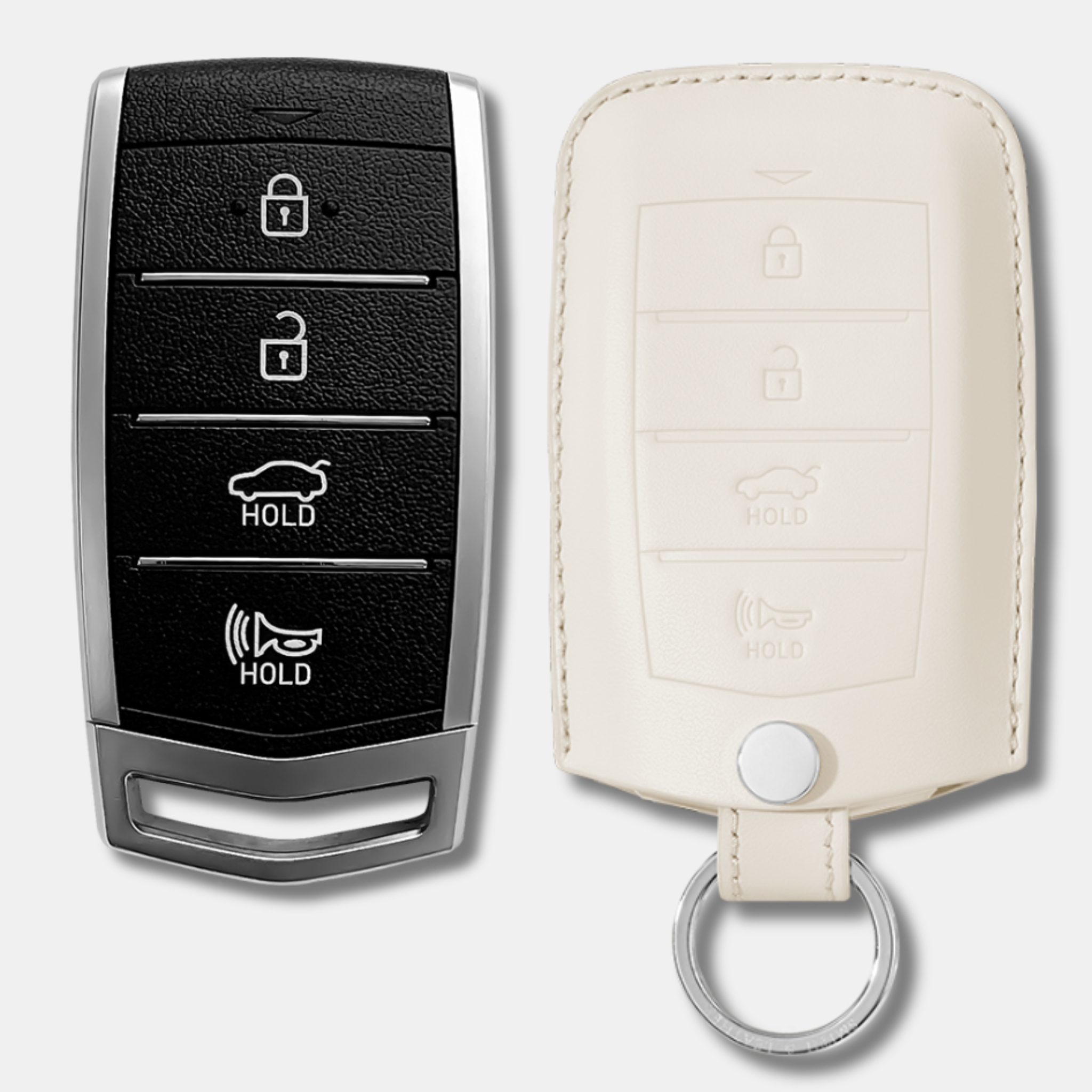 Premium Genesis Key Fob Leather Case