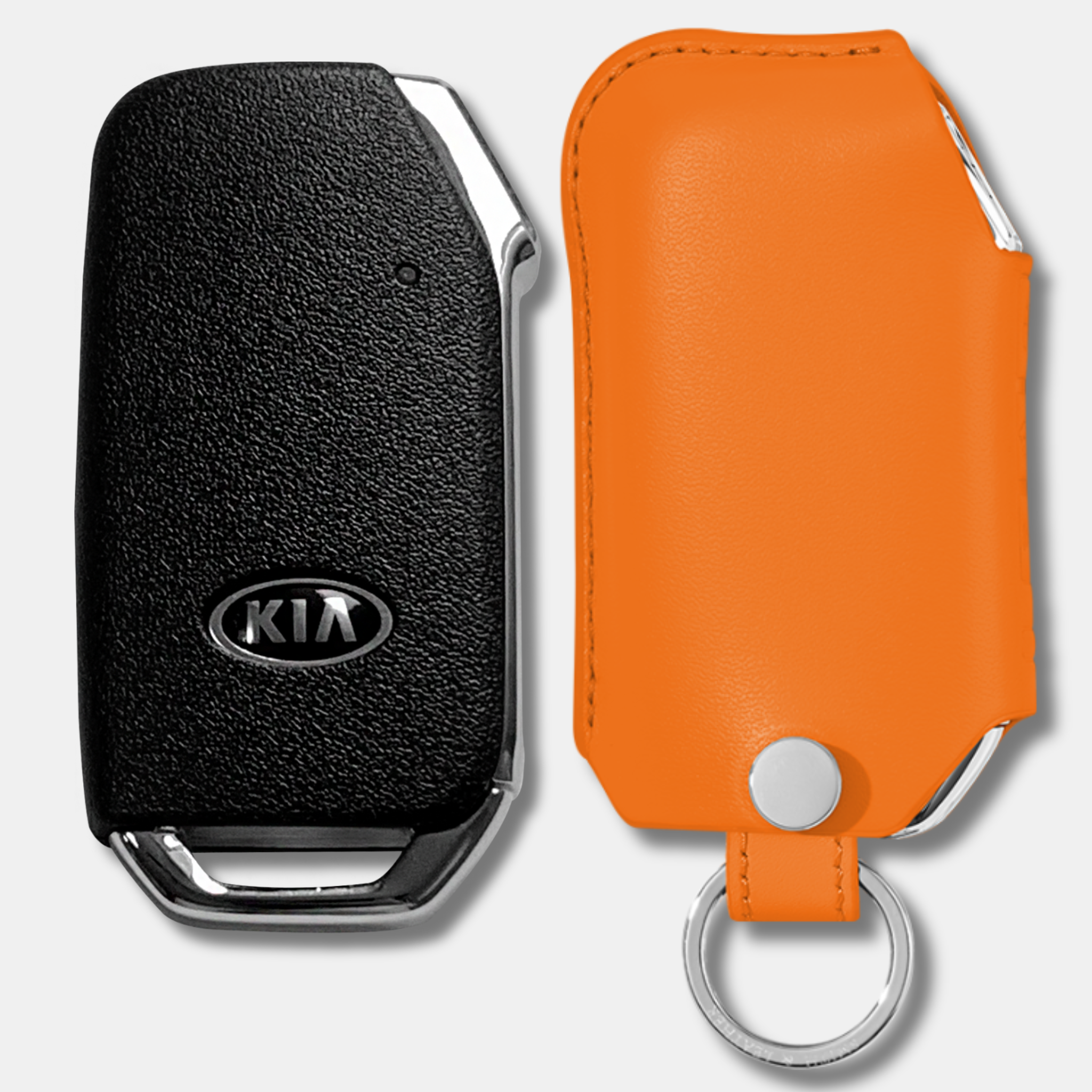 Premium Kia K-1 Key Fob Leather Case