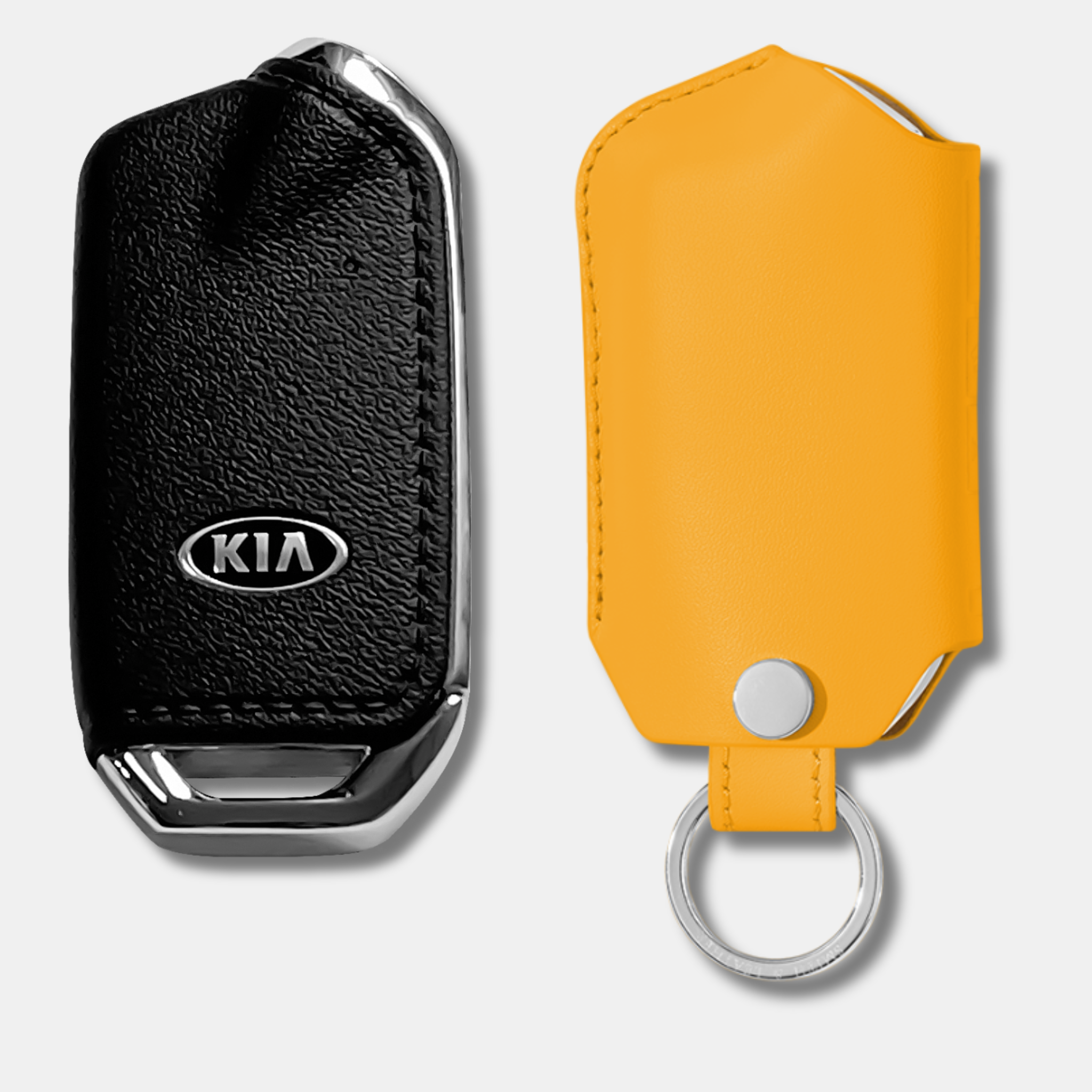 Premium Kia Stinger Key Fob Leather Case