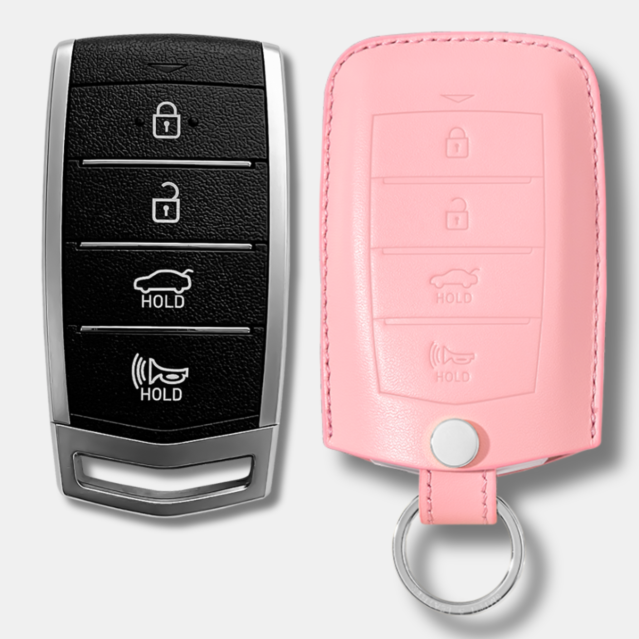 Premium Genesis Key Fob Leather Case