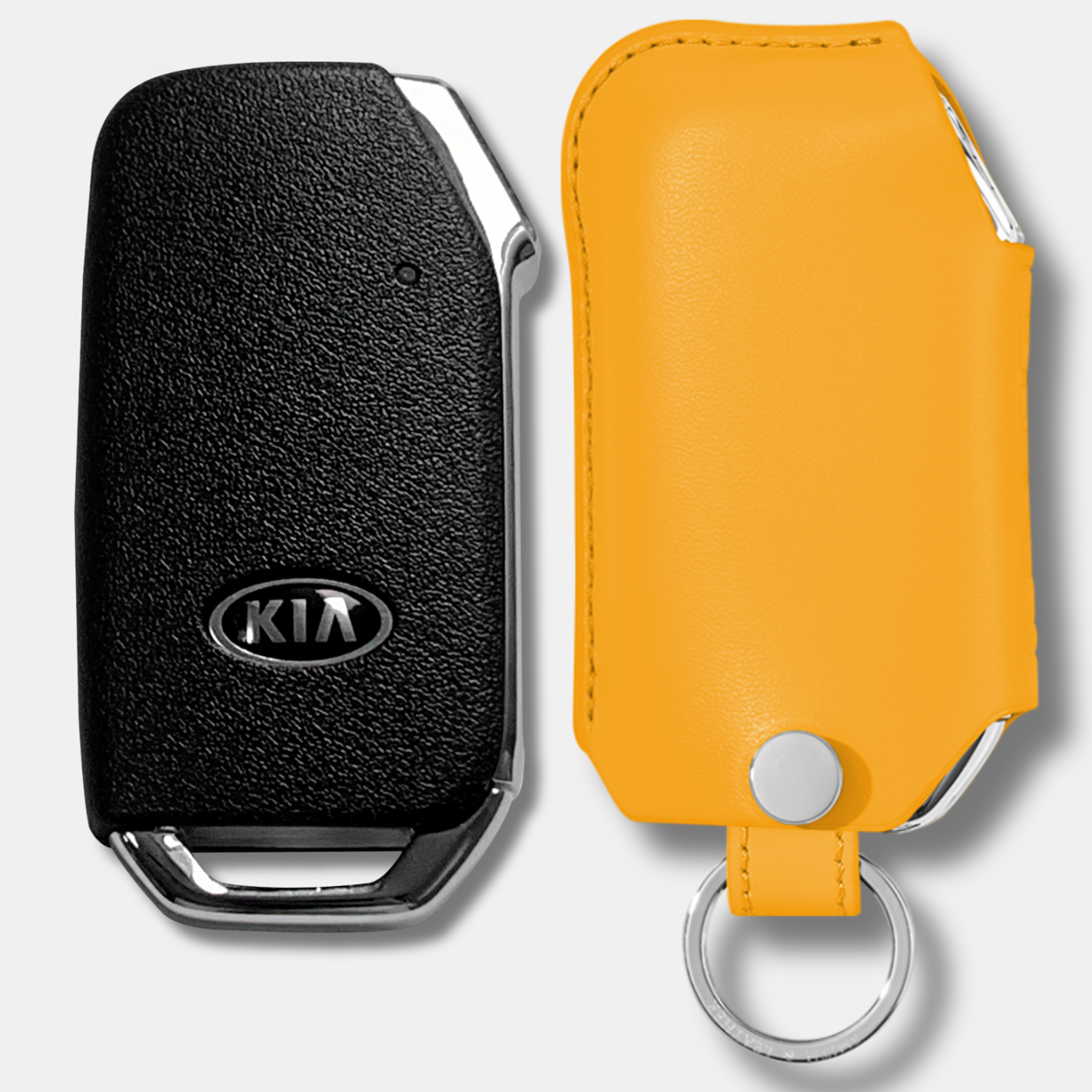 Premium Kia K-1 Key Fob Leather Case