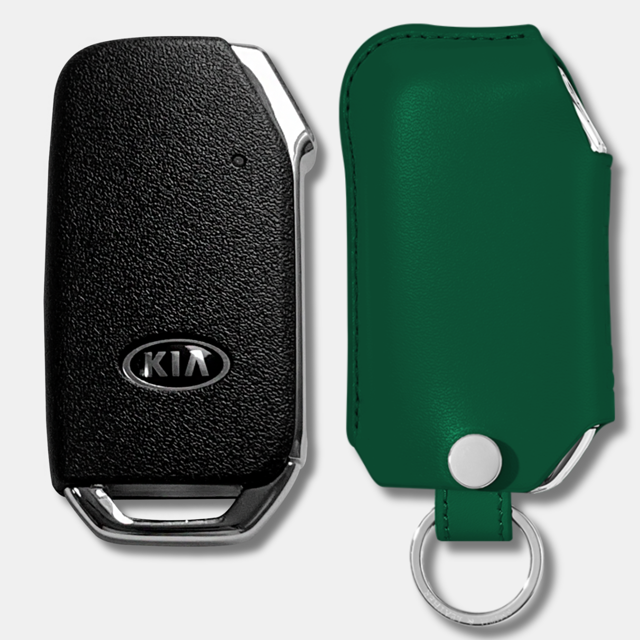 Premium Kia K-1 Key Fob Leather Case