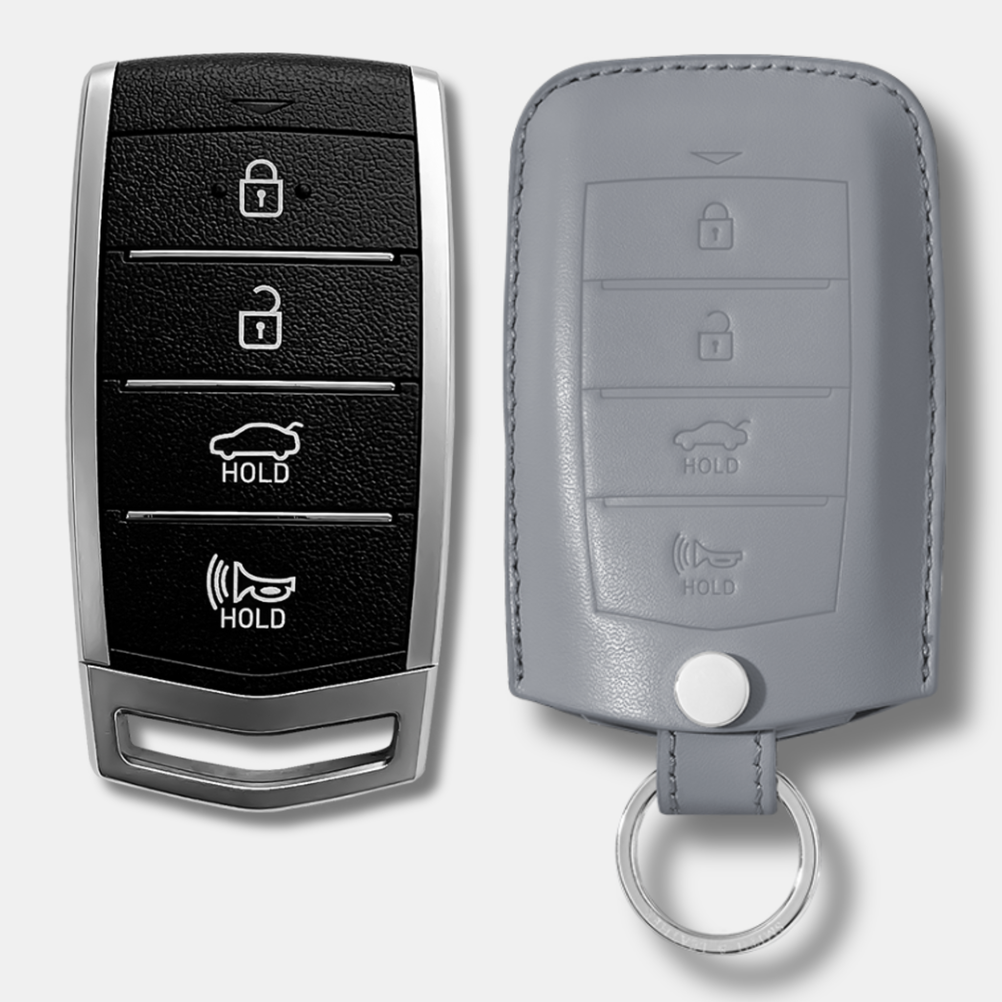 Premium Genesis Key Fob Leather Case