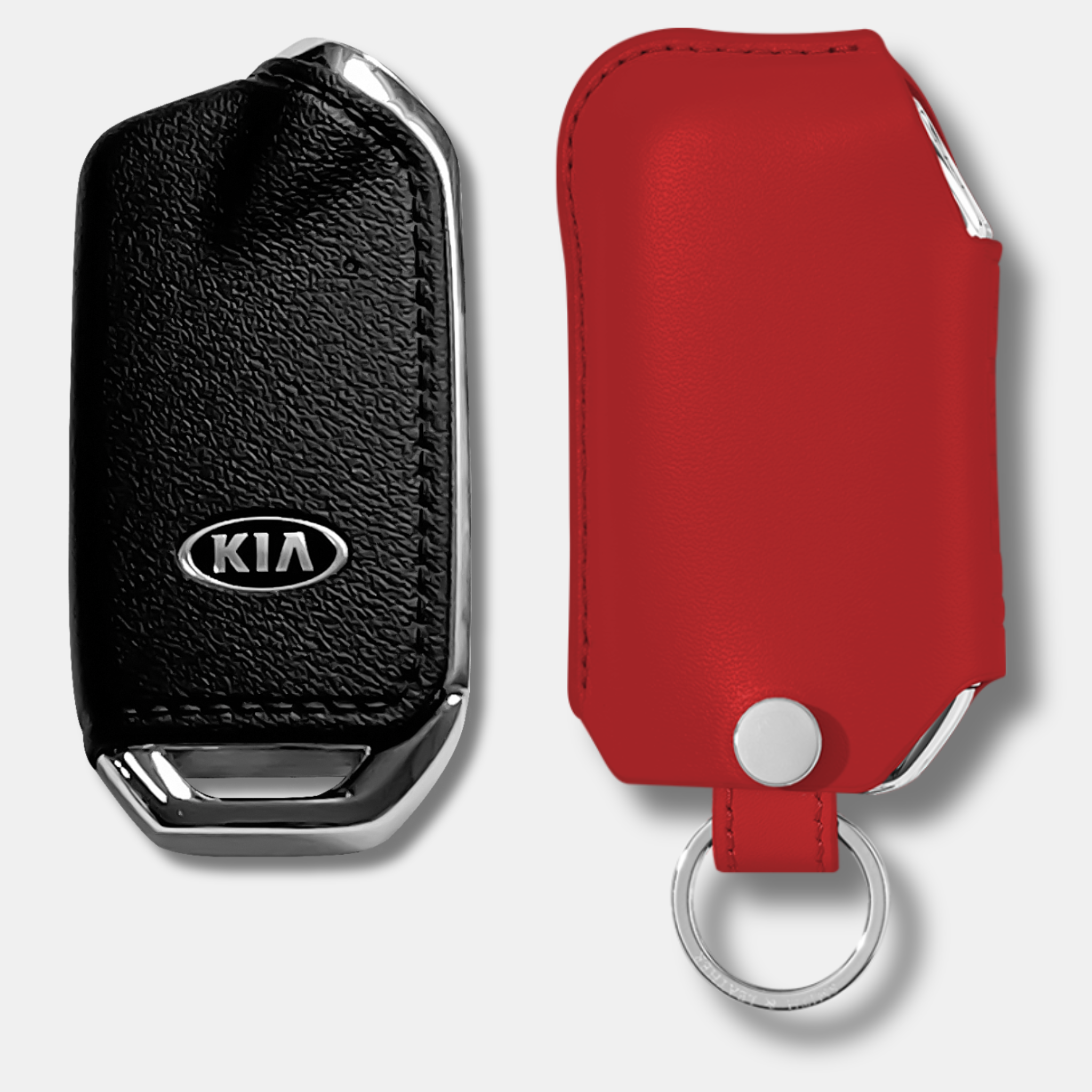 Premium Kia Stinger Key Fob Leather Case