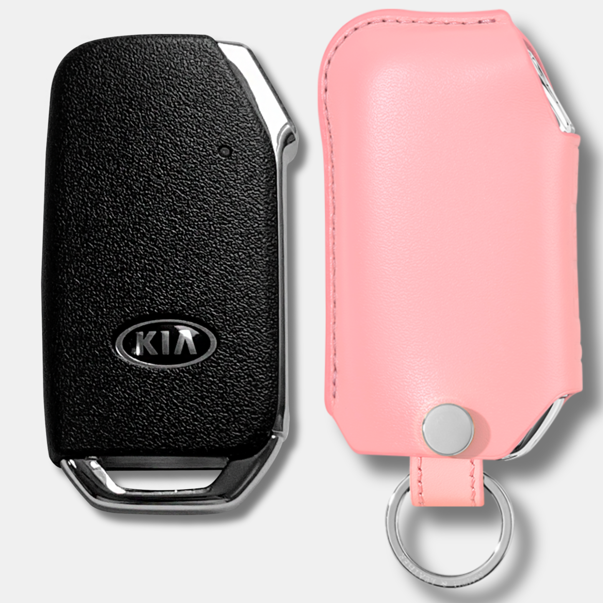 Premium Kia K-1 Key Fob Leather Case