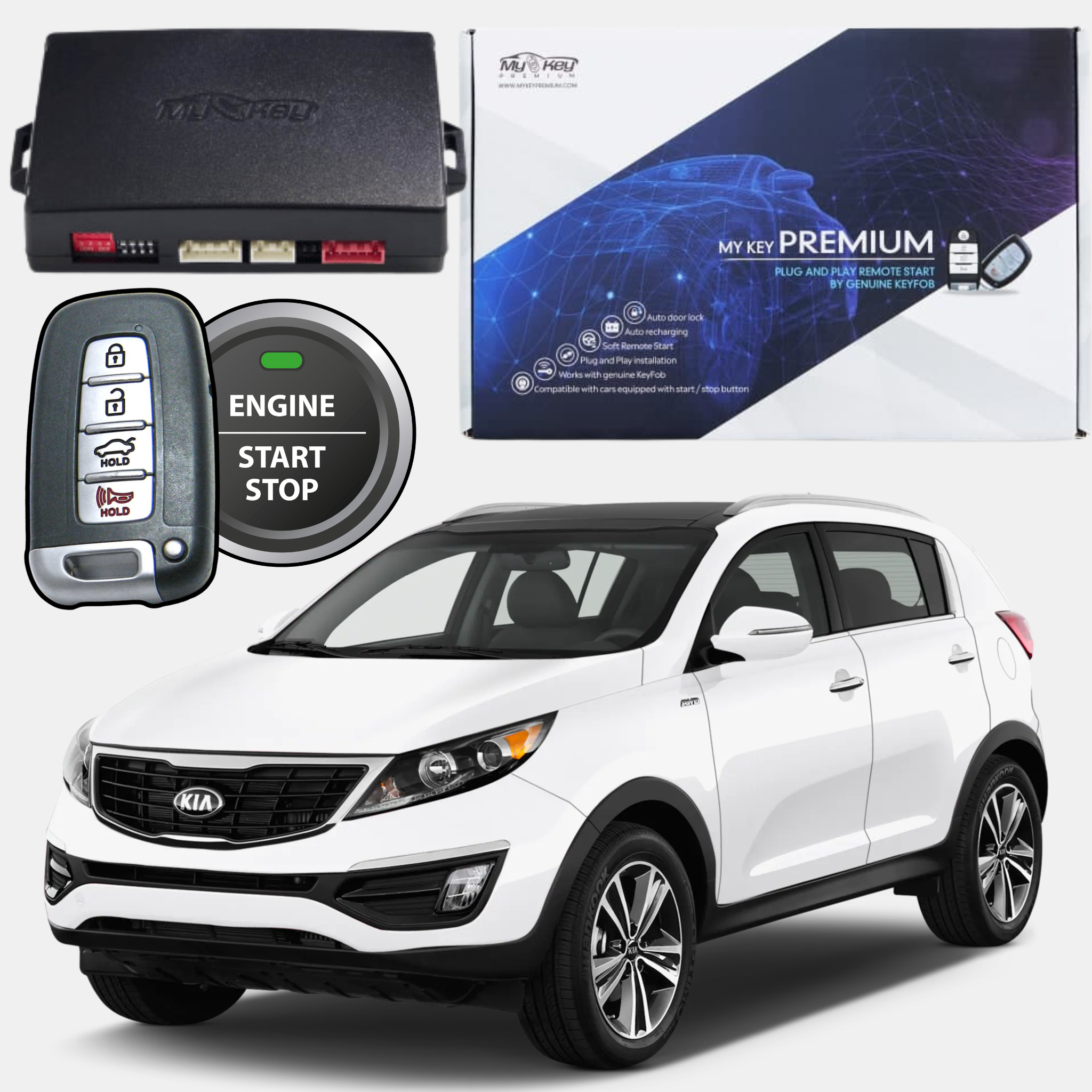 Kia Sportage SL (2011-2016) Remote Start Kit – Plug & Play