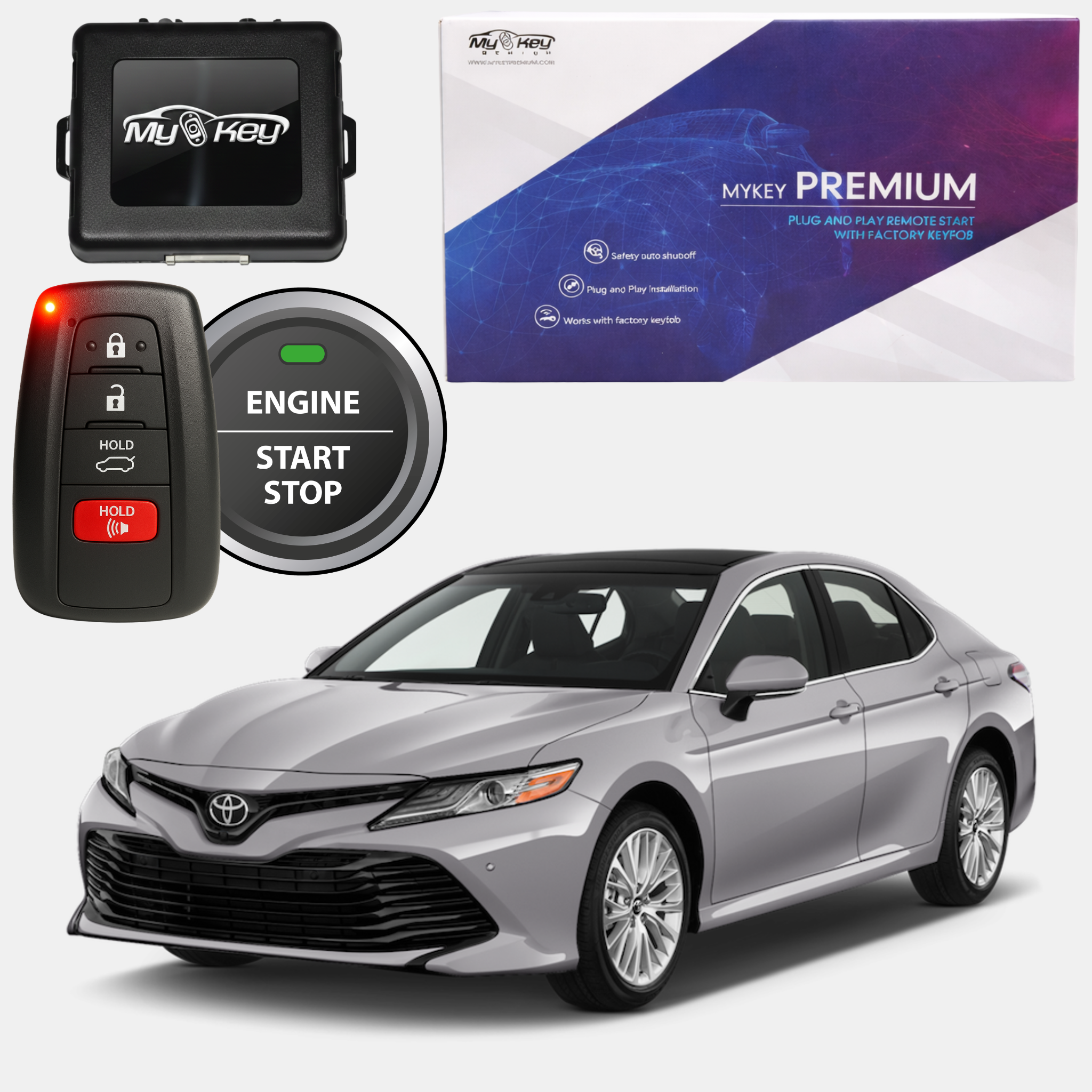 Toyota Camry XV70 (2018-2024) Remote Start Kit – Plug & Play