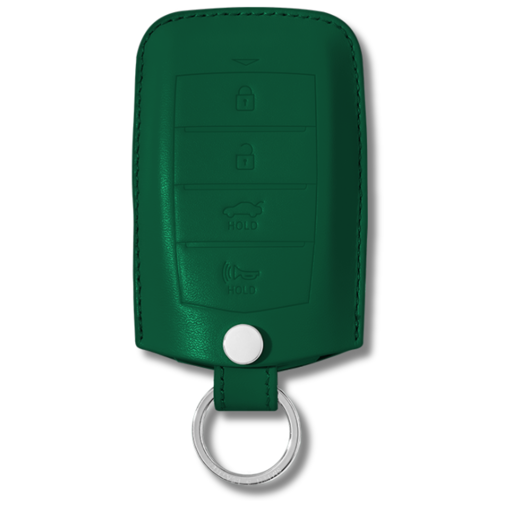 Genesis Key Fob Premium Leather Case green