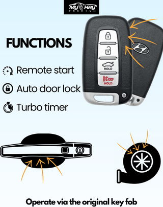 Hyundai Sonata 2009 2014 Remote Auto Starter kit