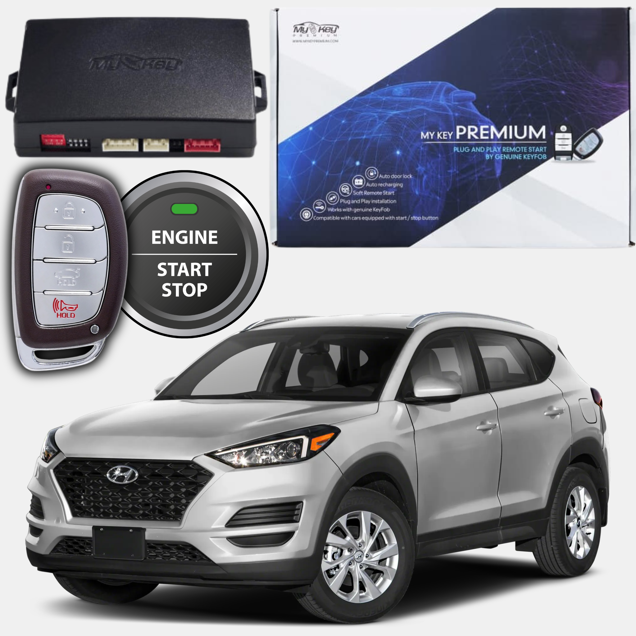 Hyundai Tucson TL (2016-2021) Remote Start Kit – Plug & Play