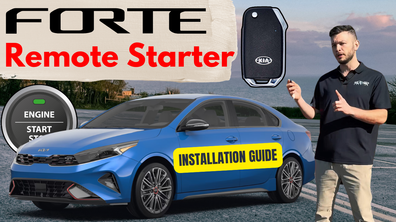 kia forte 2022-2024 remote engine starter kit push button