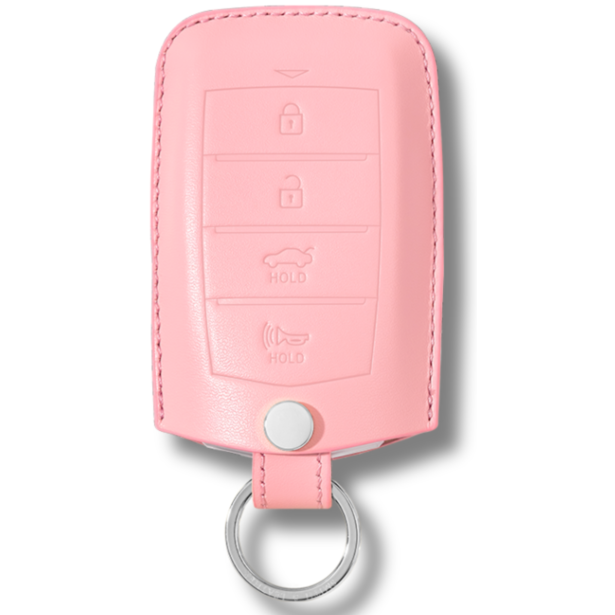 Genesis Key Fob Premium Leather Case pink