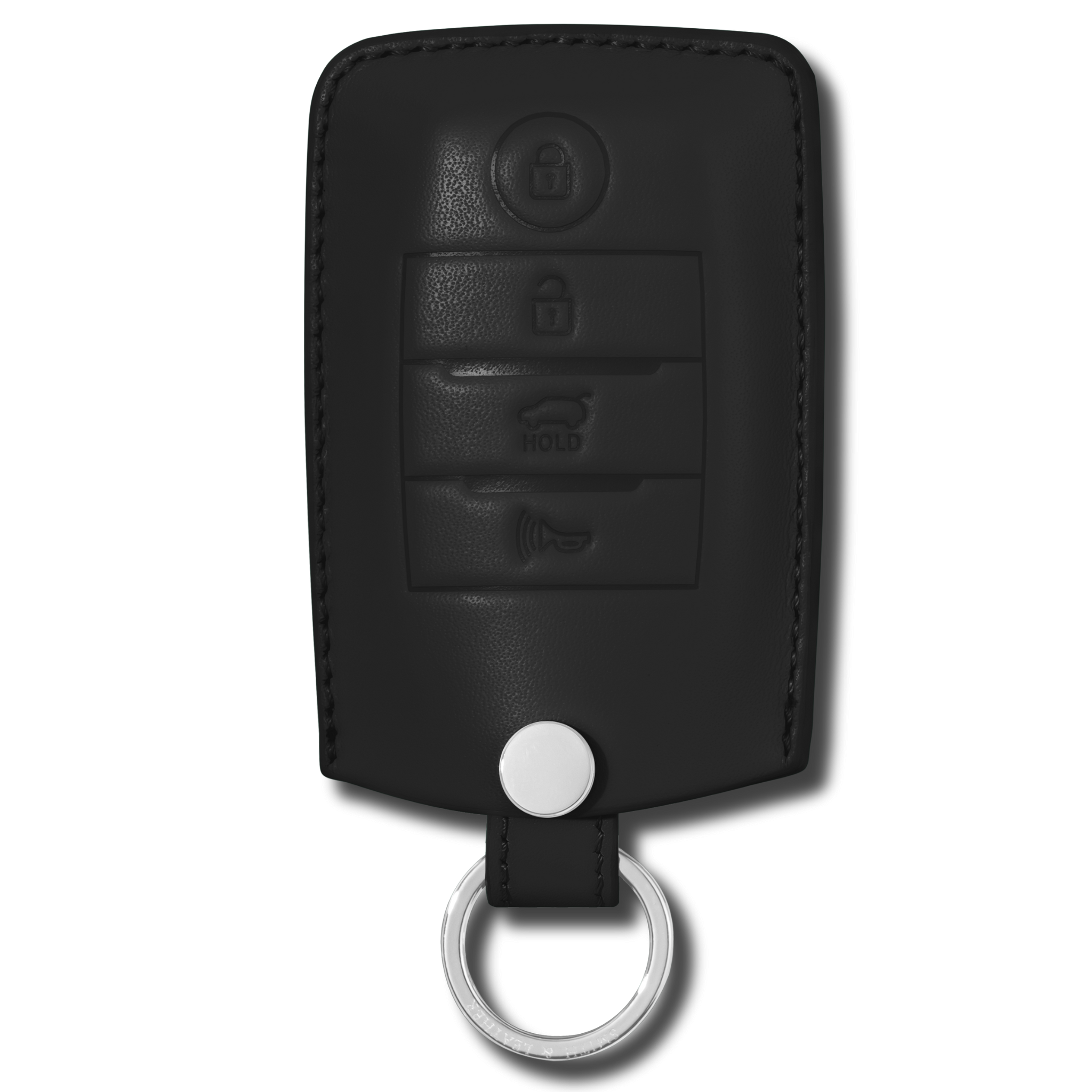 Kia Optima key fob premium leather case black