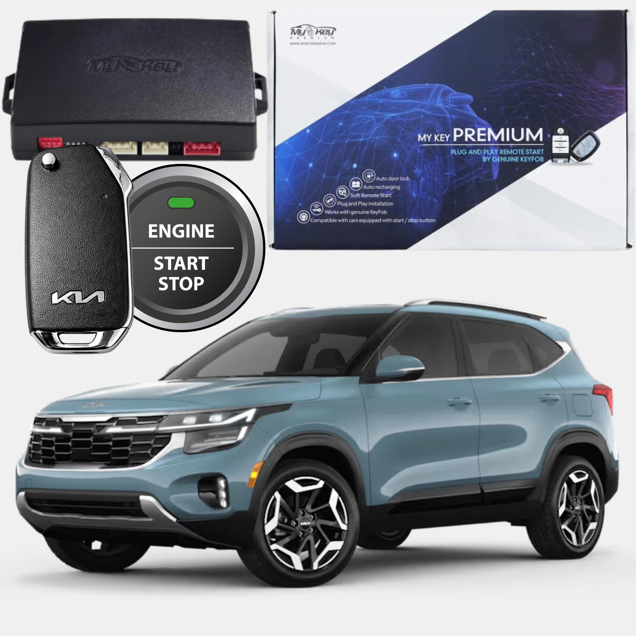Kia Seltos SP2 (2023-2025) Remote Start Kit – Plug & Play