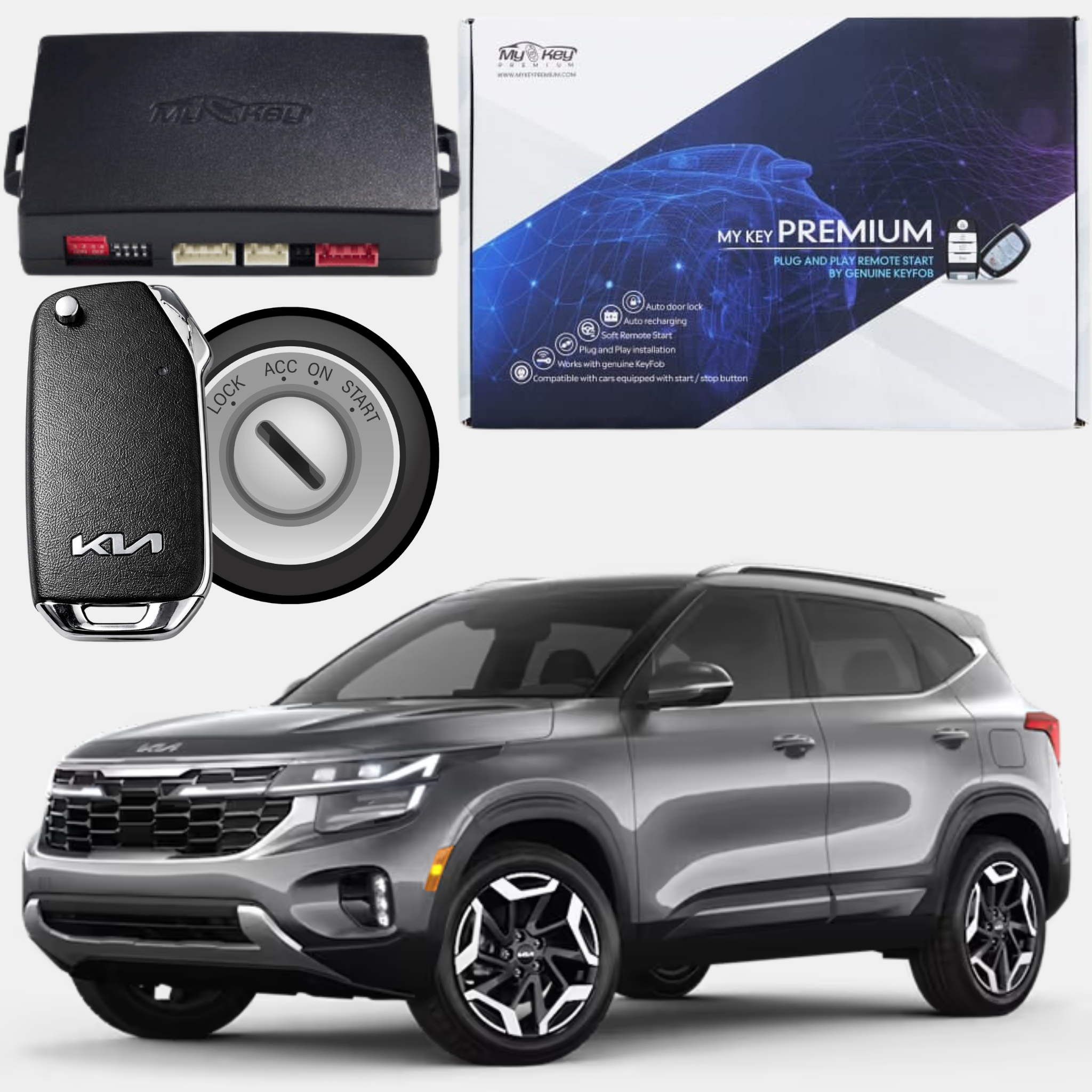 Kia Seltos SP2 (2023-2025) Remote Start Kit – Plug & Play