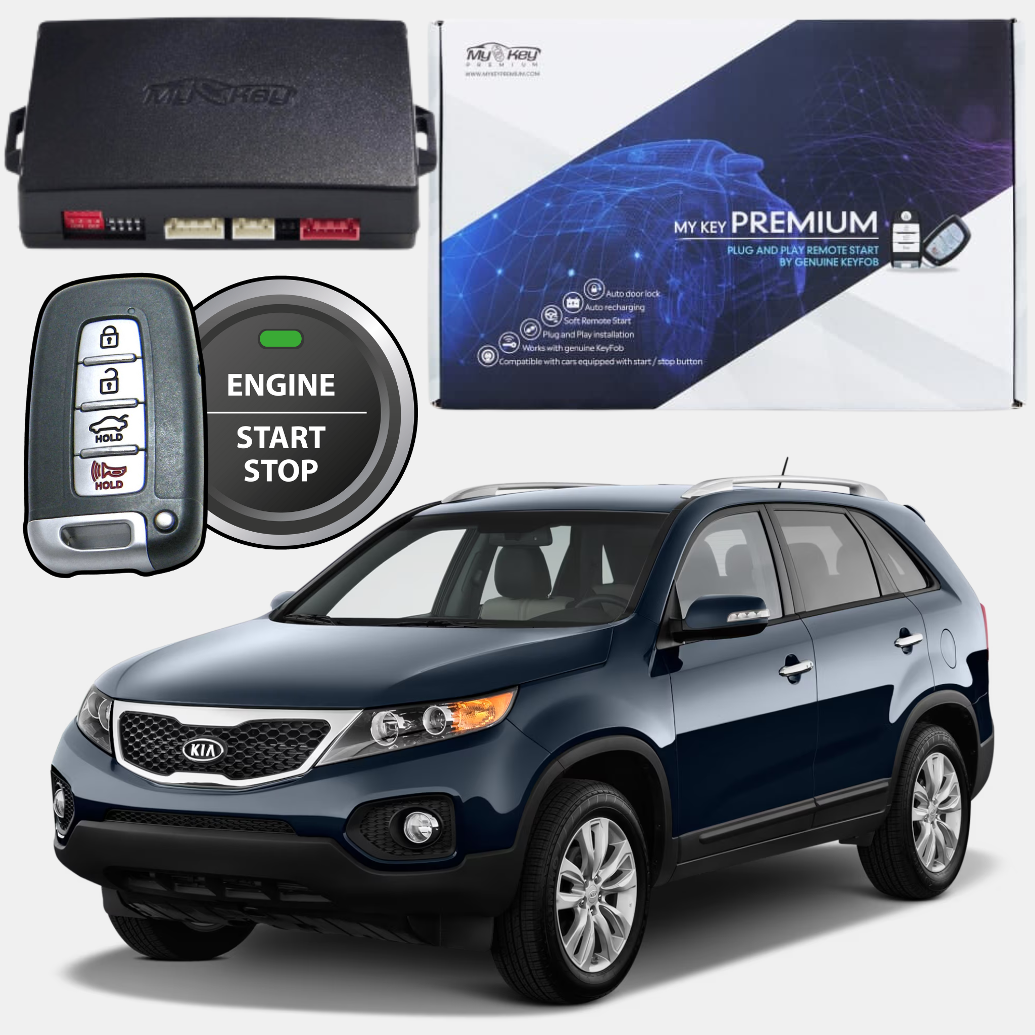 kia sorento 2015 remote starter