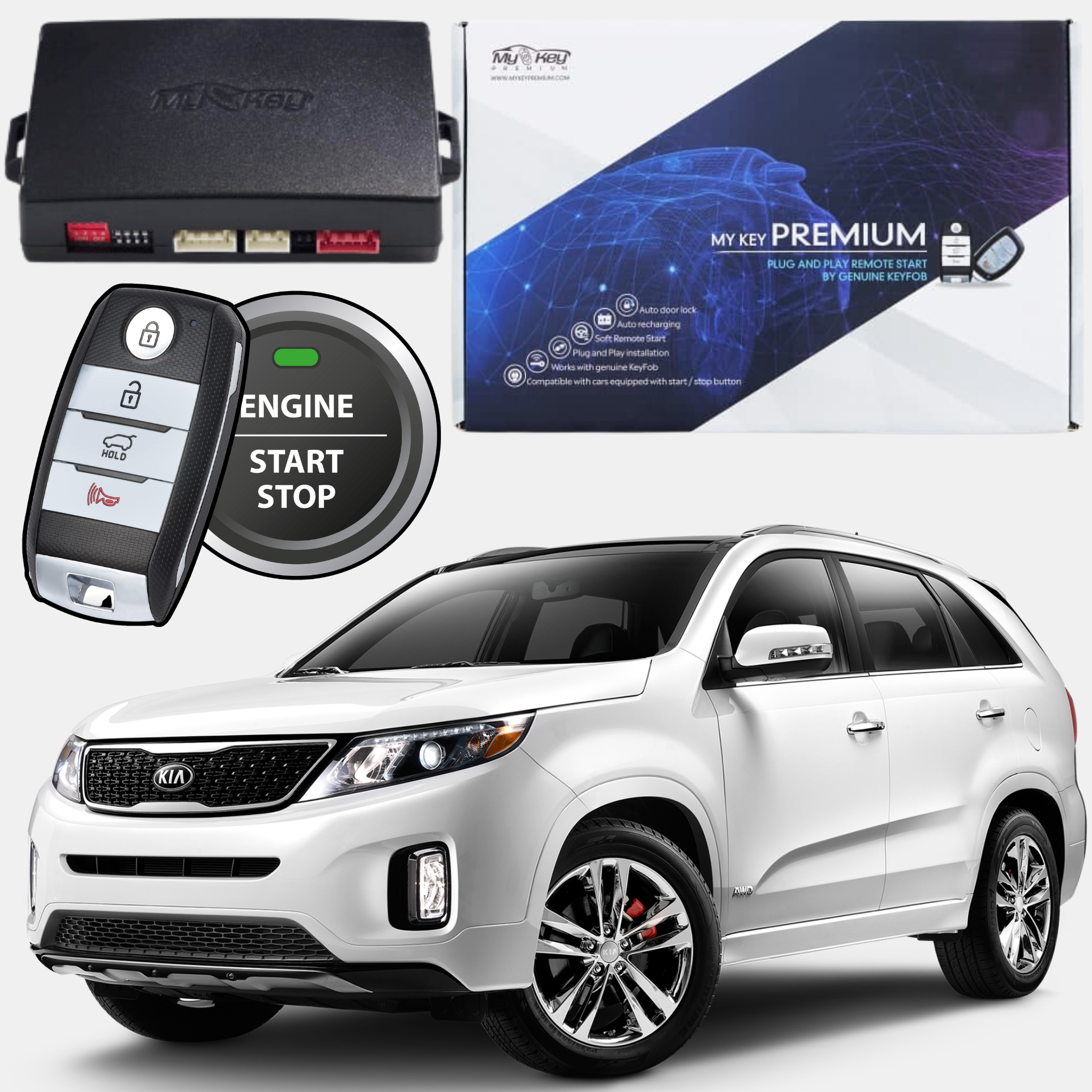 kia sorento 2016 remote starter