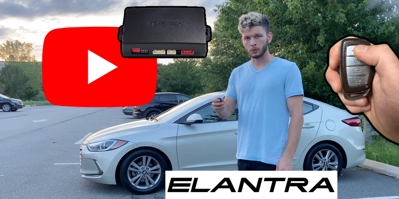 Hyundai Elantra remote auto starter installation