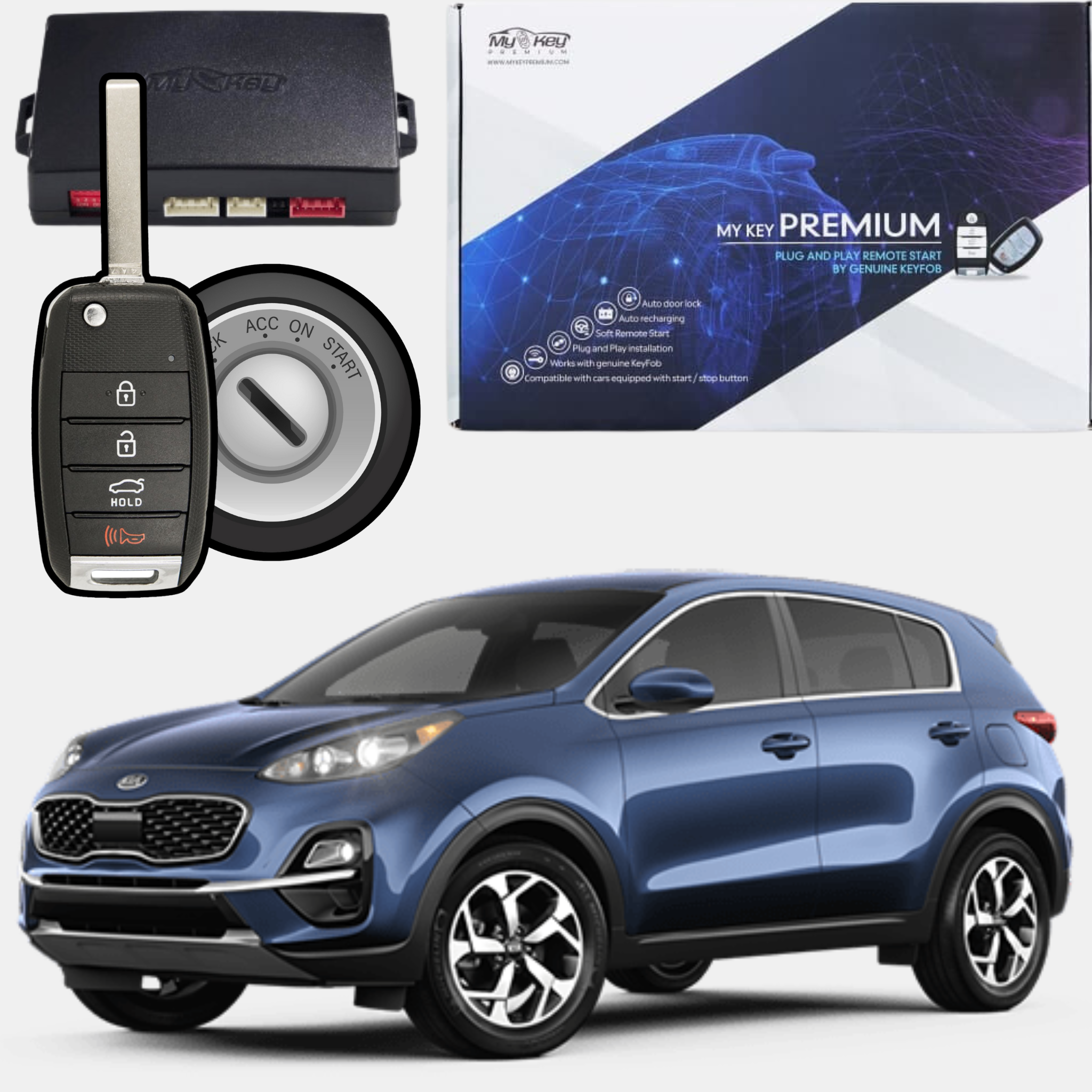 Kia Sportage Remote Starter 2xlock | MyKey Premium