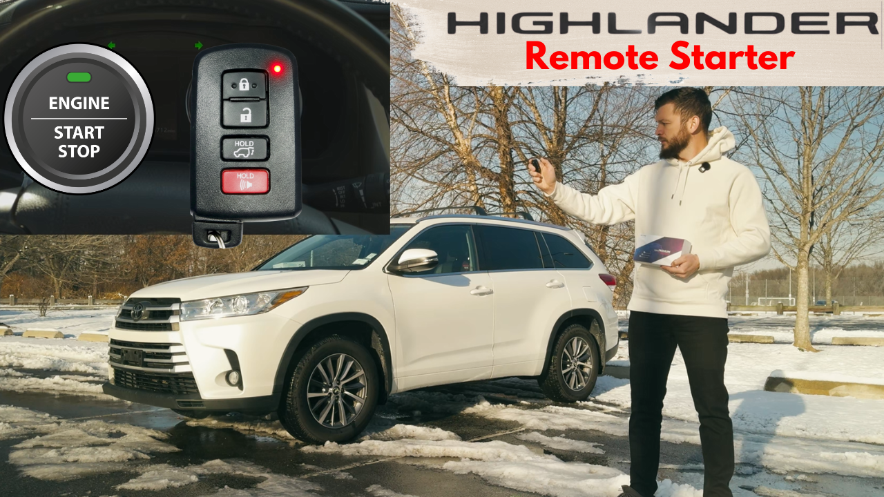 Toyota Highlander XU50 (2014-2019) Remote Start Kit – Plug & Play [MyKey Premium install]