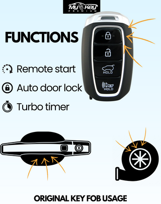 Hyundai kona remote start key fob deals